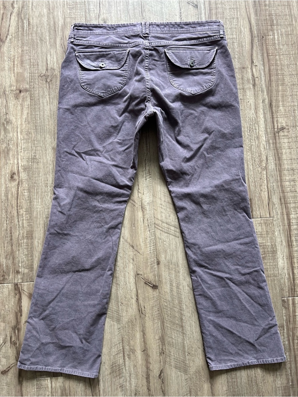 Vintage y2k corduroy Casual Straight-Leg Pants Dusty Lavender lilac purple cords